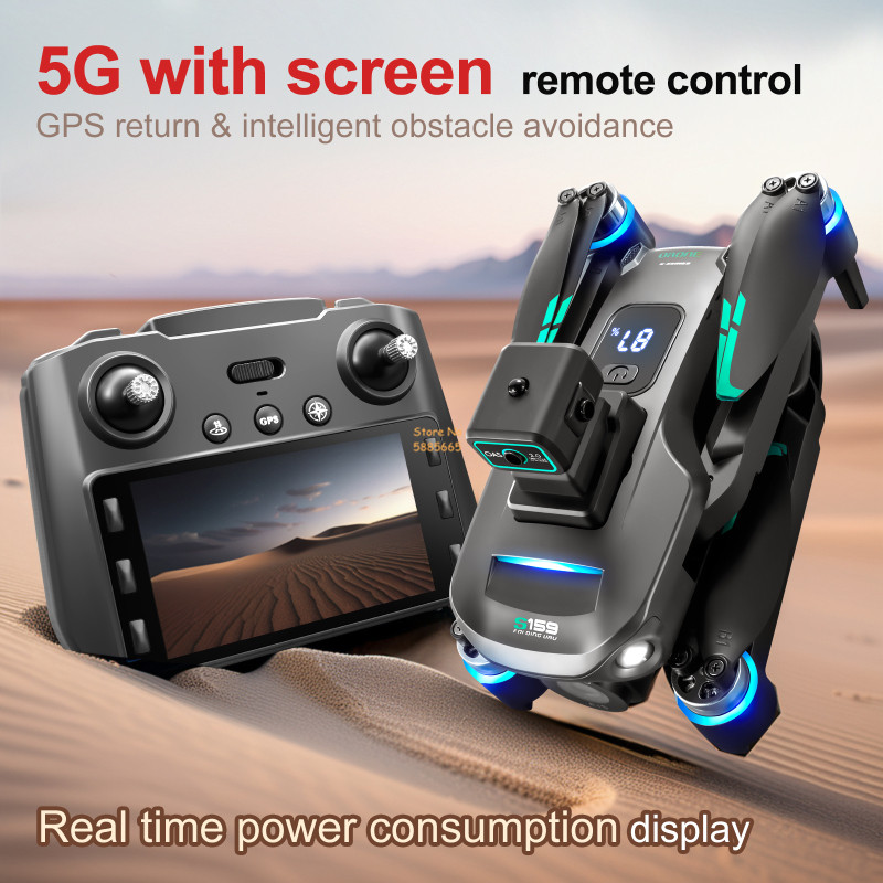 8K كاميرا مزدوجة 5G WIFI FPV ا - مراجعة Fpv Drone Camera وسعره