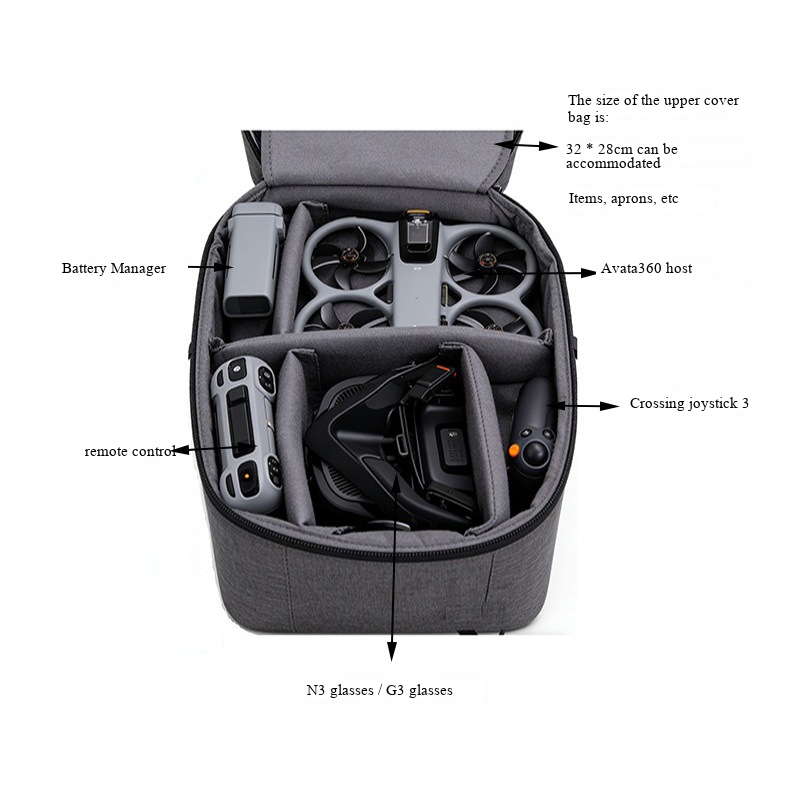حقيبة تخزين مناسبة لطائرة DJI  - مراجعة Fpv Drone Bag وسعره