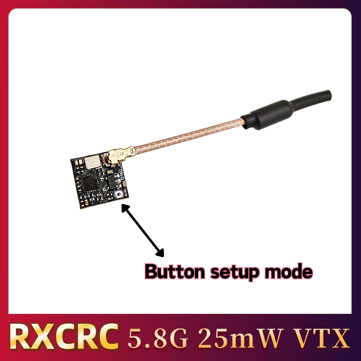 وحدة إرسال فيديو تناظرية RXCRC - مراجعة Fpv Drone Frame وسعره